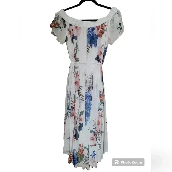 Ted Baker luner jamboree pleated off the shoulder maxi dress - Picture 5 of 6